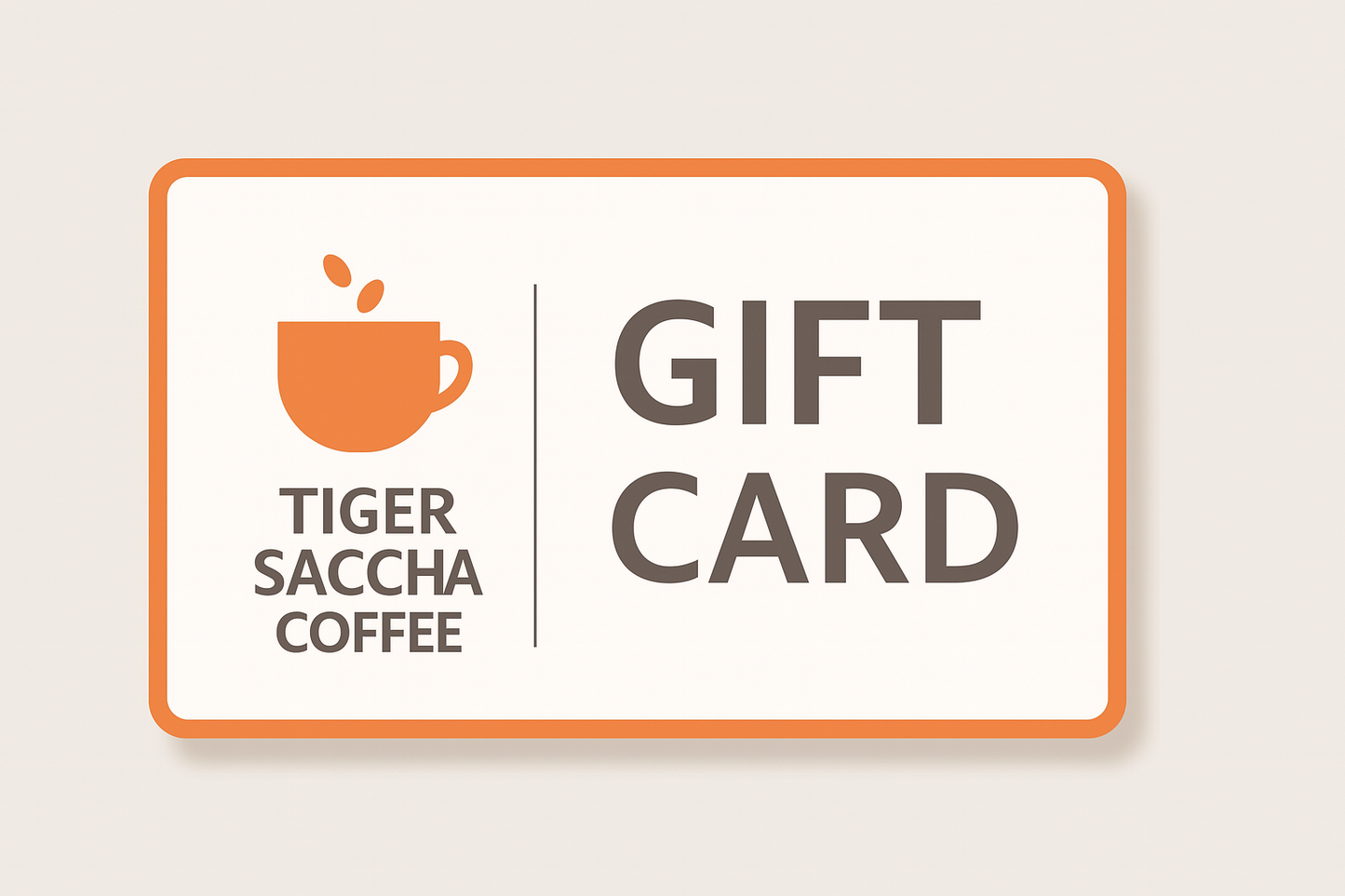 Saccha Coffee Gift Card