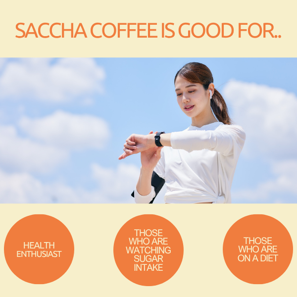 [New] Saccha Coffee 10 Sachets - Free Shipping